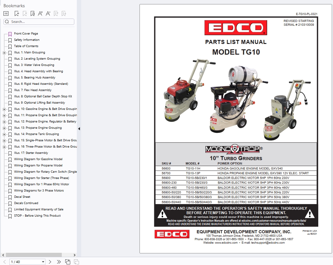 EDCO 1.02 GB PDF Parts List Wiring Diagram_2