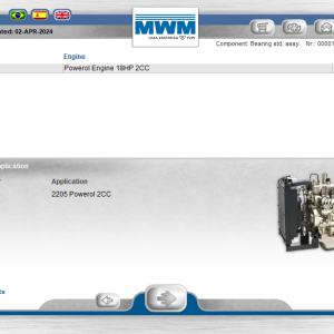 MWM Motores Diesel Electronic Part Catalog 04.2024