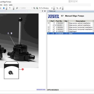 Volvo Penta Marine & Industrial Engine EPC Electronic Part Catalog 12.2023