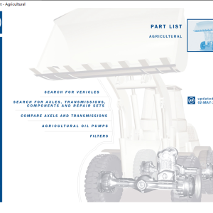 ZF Agricultural Electronic Parts Catalog 05.2024