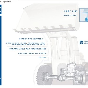 ZF Agricultural EPC 02.2024 Electronic Parts Catalog