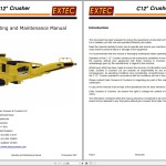 Extec C12+ Operating and Maintenance Manual Hydraulic Schematic 2007