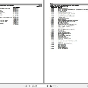 Fendt 209 Vario S3 Parts Catalog F302000 06.2020
