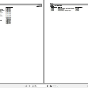 Fendt Cargo T955 Parts Catalog FHTAA00 07.2020