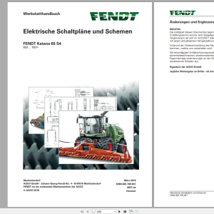 Fendt Forage Harvester 5.5 GB Diagrams, Operator & Workshop Manual