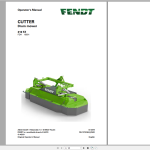 Fendt Forage Harvesting Package 1.56 GB PDF Operator Manual Update 2021