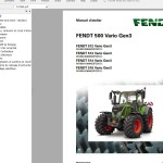 Fendt Tractor 22.3 GB PDF Diagrams, Operator & Workshop Manuals Updated 2022 French