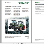 Fendt Tractor 22.3 GB PDF Diagrams, Operator & Workshop Manuals Updated 2022 French