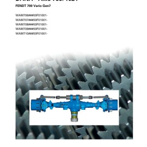 DANA Axle 755-1021 Workshop Service Manual X990005765012 EN