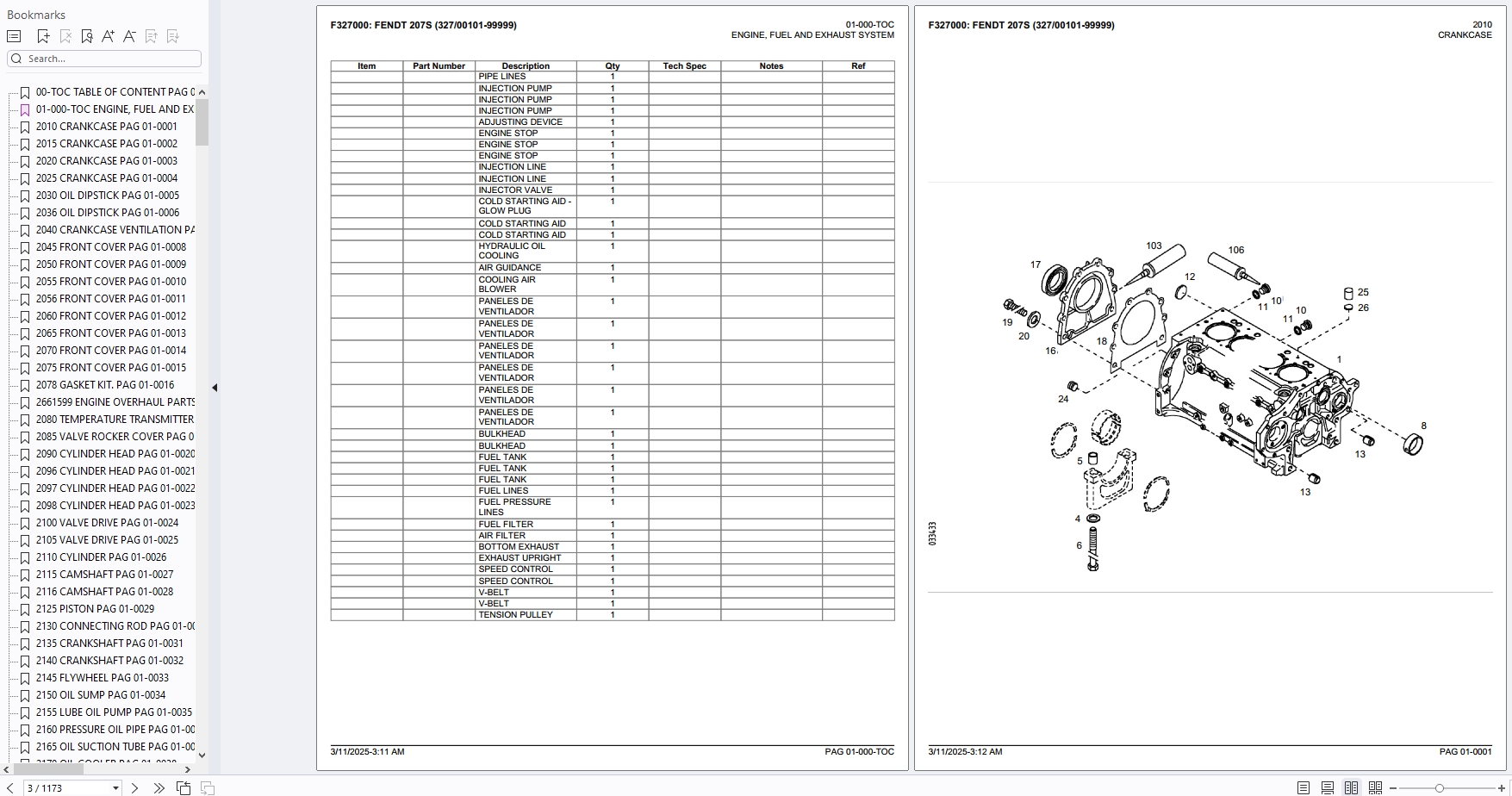Fendt 207S 327 (00101-99999) Part Catalog_1