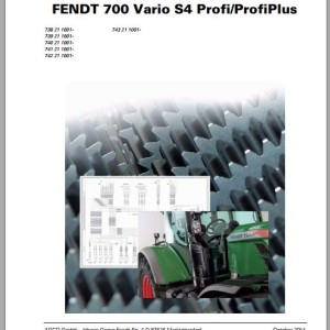 Fendt 714 716 718 720 722 724 Vario S4 Electrical Diagrams EN