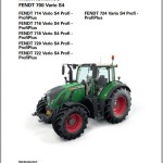 Fendt 714 716 718 720 722 724 Vario S4 Maintenance Manual EN