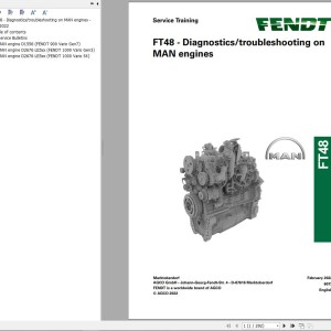 Fendt FT48 - Diagnostics Troubleshooting On MAN Engines Service Training 757914