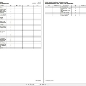 Fendt IDEAL 8 GEN 3 Parts Catalog 652807 2024