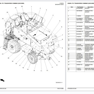 Gleaner T61 TRANSVERSE COMBINE (2025-9999) Part Catalog