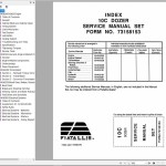 Fiat Allis 10C Service Manual 73158153