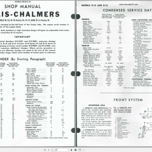 Fiat Allis Chalmers D-10,12 & D10,12 Series III Service Manual