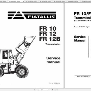 Fiat Allis FR10 FR12 FR12B Service Manual