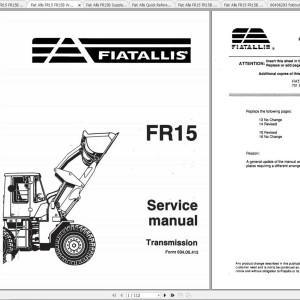 Fiat Allis FR15 FR15B Service Manual