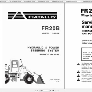 Fiat Allis FR20B Service Manual