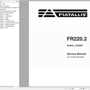 Fiat Allis FR220.2 Service Manual 60402209