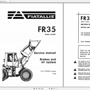 Fiat Allis FR35 Service Manual