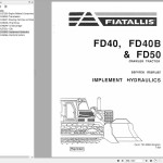 Fiat Allis FR40 FD40B Service Manual 73158173