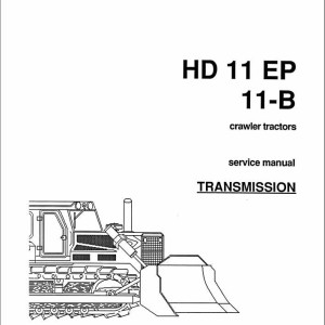 Fiat Allis HD11EP 11B Transmission Service Manual 70666686