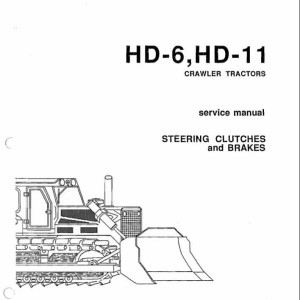 Fiat Allis HD6 HD11 Steering Clutches & Brakes Service Manual 70650433