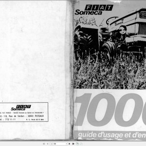 Fiat Someca 1000 Operator's Manual