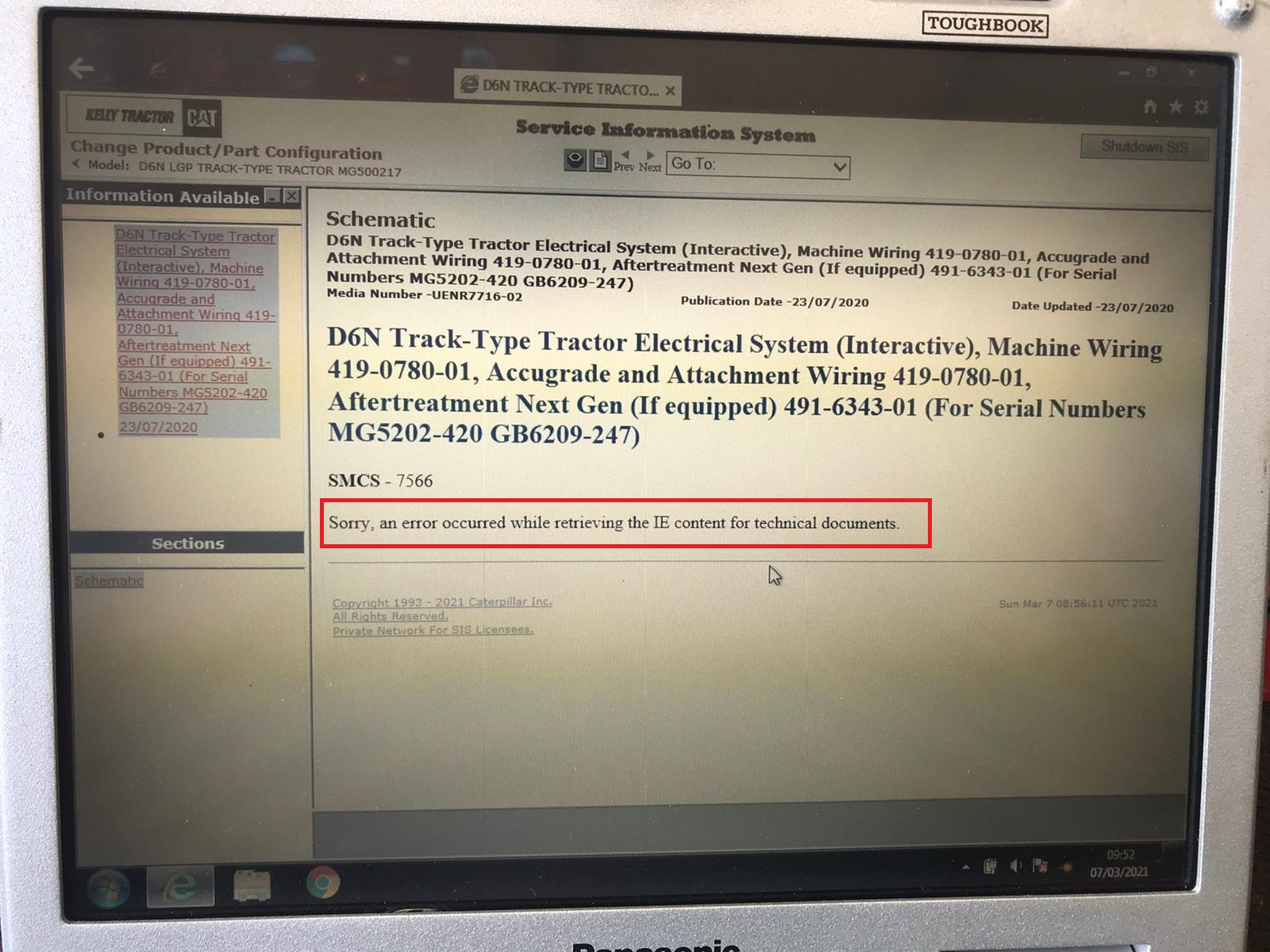 Fix Cat SIS Bug Fix Error Solution 2