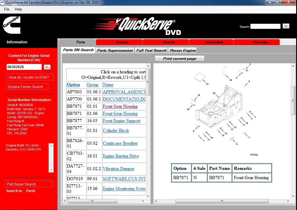 Fix Cummins QuickServe Families Bug Fix Error Solution 1-1