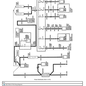 Ford Truck F650 F750 Electrical Wiring Diagrams 2000