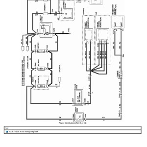 Ford Truck F650 F750 Electrical Wiring Diagrams 2008