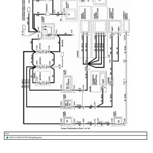 Ford Truck F650 F750 Electrical Wiring Diagrams 2009 - 2010