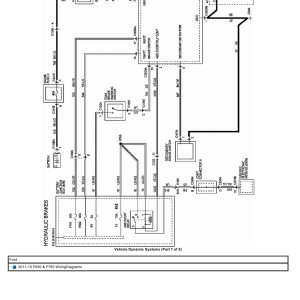 Ford Truck F650 F750 Electrical Wiring Diagrams 2011 - 2015