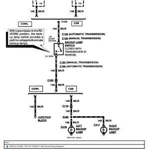 Ford Truck FB600 FB700 F800 FT900 Series Electrical Wiring Diagrams 1993 - 1994