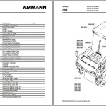Ammann Compactor Roller Full Model Parts Operation Workshop Manual