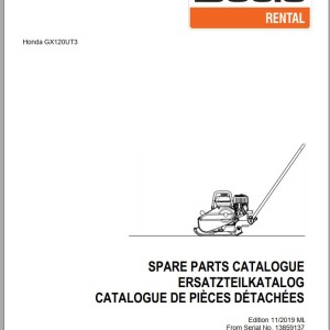 Ammann Light Compaction Full Model Parts Catalog