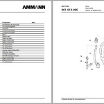 Ammann Light Compaction Full Model Parts Catalog