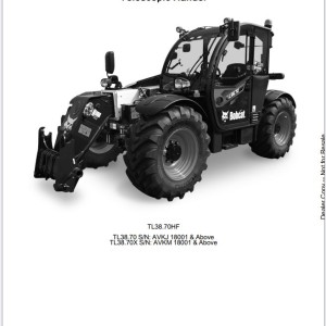 Bobcat Telescopic Handler 8.36 GB Schematic, Operation Service Manual PDF