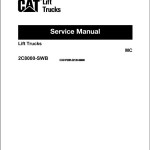 Caterpillar Forklift 4.10 GB Operation Parts Service Manual PDF 04.2024