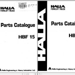 Halla Collection PDF Part Catalogue, Shop Manual