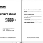 Halla Collection PDF Part Catalogue, Shop Manual
