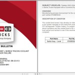 Hino Truck USA Service Bulletins Manual 2024