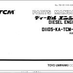 Hitachi TCM Kubota Engine PDF Parts Catalog