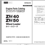 Hitachi TCM Kubota Engine PDF Parts Catalog