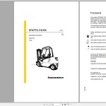 Jungheinrich Forklift Collection 1.45 GB Operation & Service Manual, Schematic