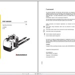 Jungheinrich Forklift Collection 1.45 GB Operation & Service Manual, Schematic