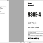 Komatsu 170D to 980E-5 Shop Manual Updated 2024 PDF